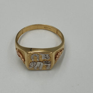 ANILLOS CABALLERO ORO 14K 5.5 (NUEVO)