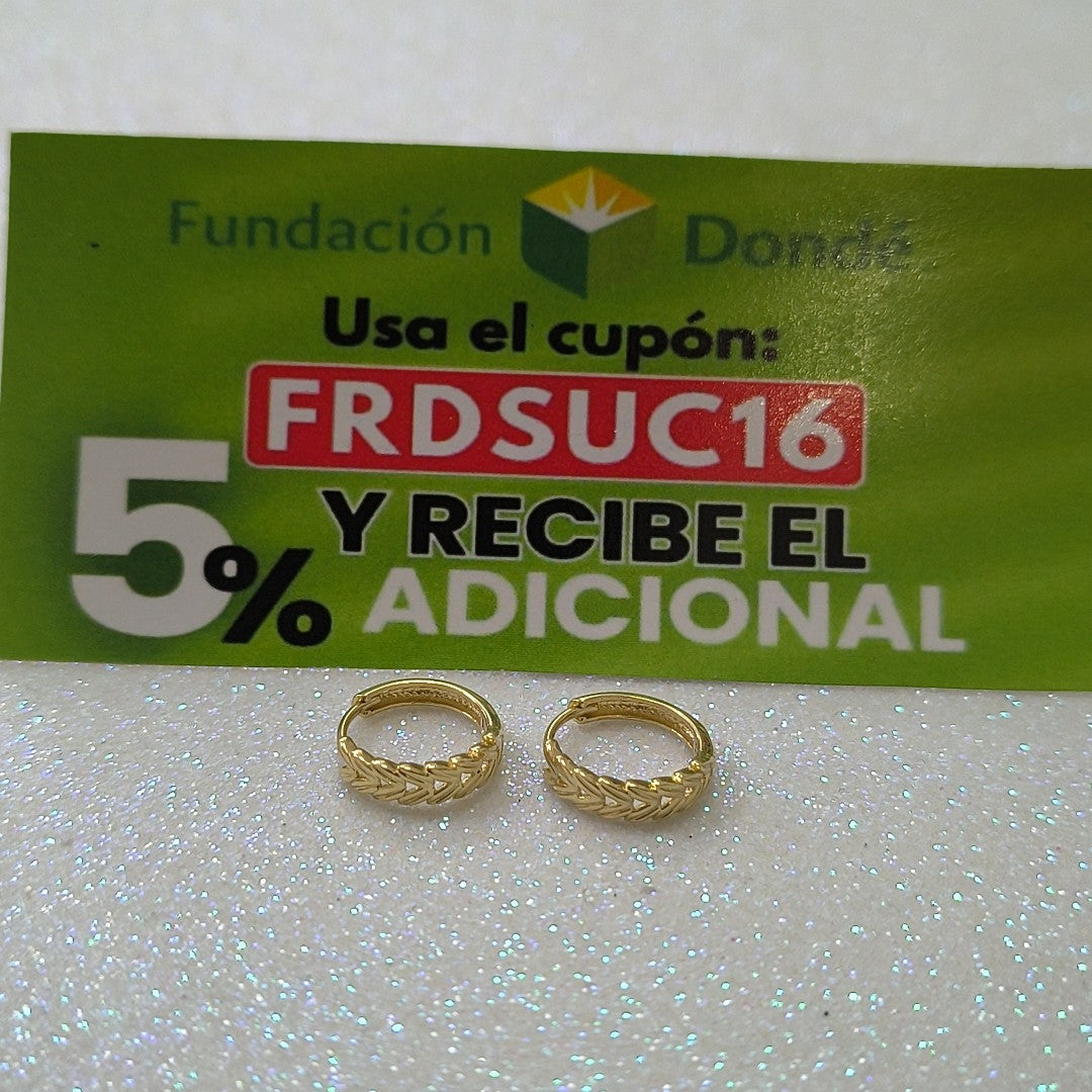 HUGGIES ORO 14K 1.2 (NUEVO)