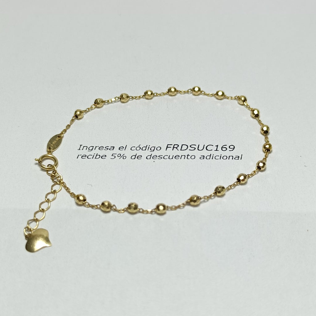 PULSERA ORO 14 K 1.6 GRMS (SEMINUEVO)
