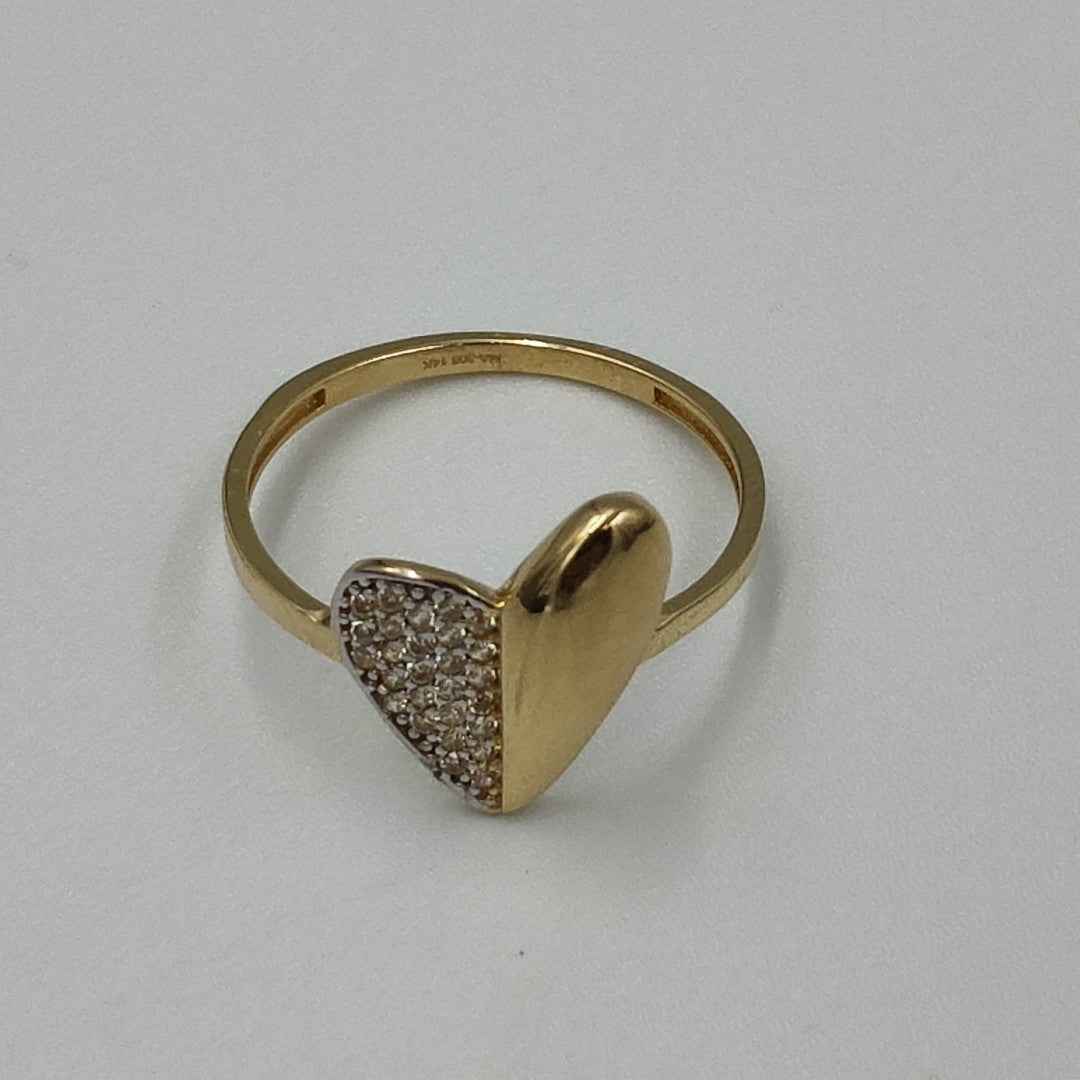 ANILLOS DAMA ORO 14K 2 (NUEVO)