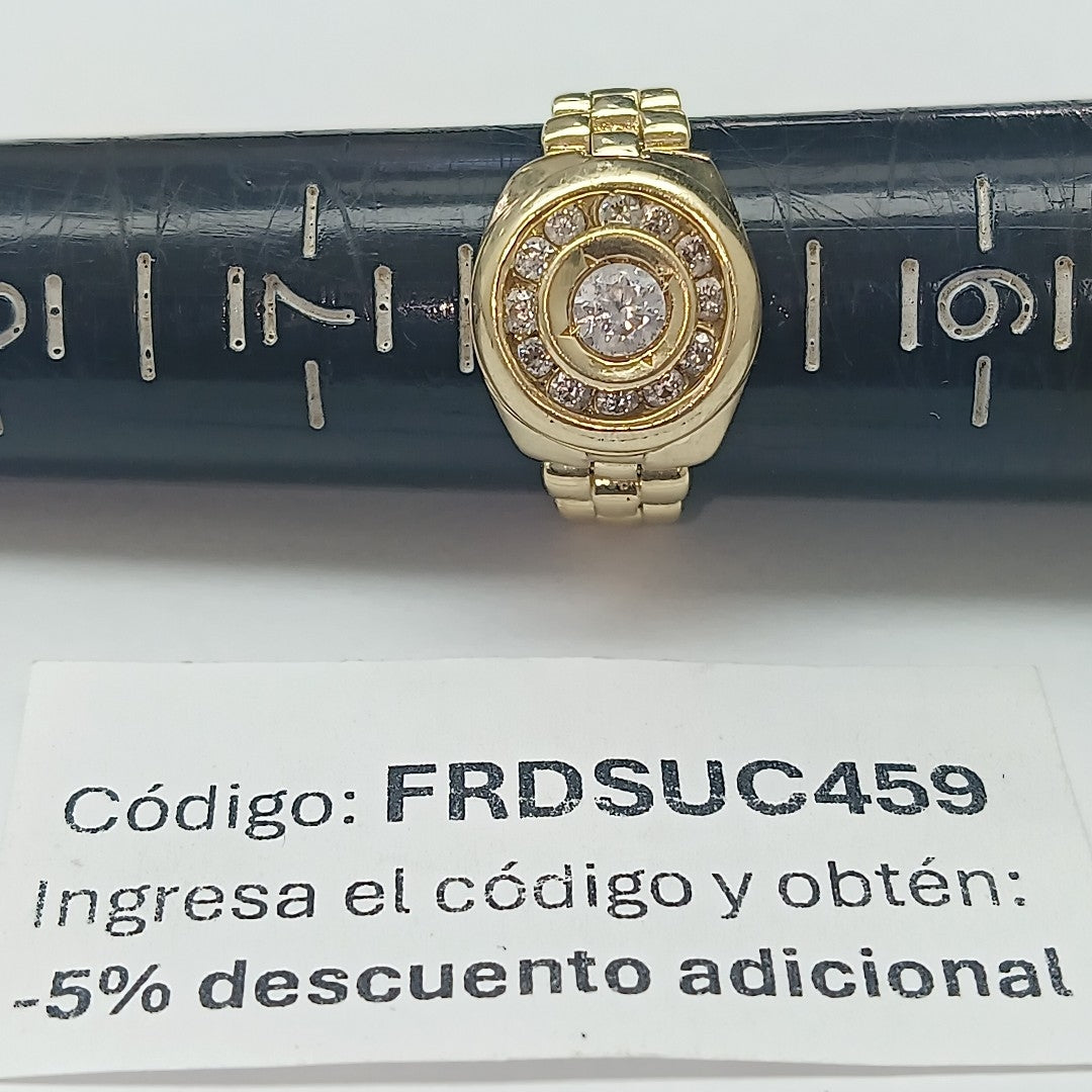 ANILLO ORO 14 K 6.7 GRMS (SEMINUEVO)