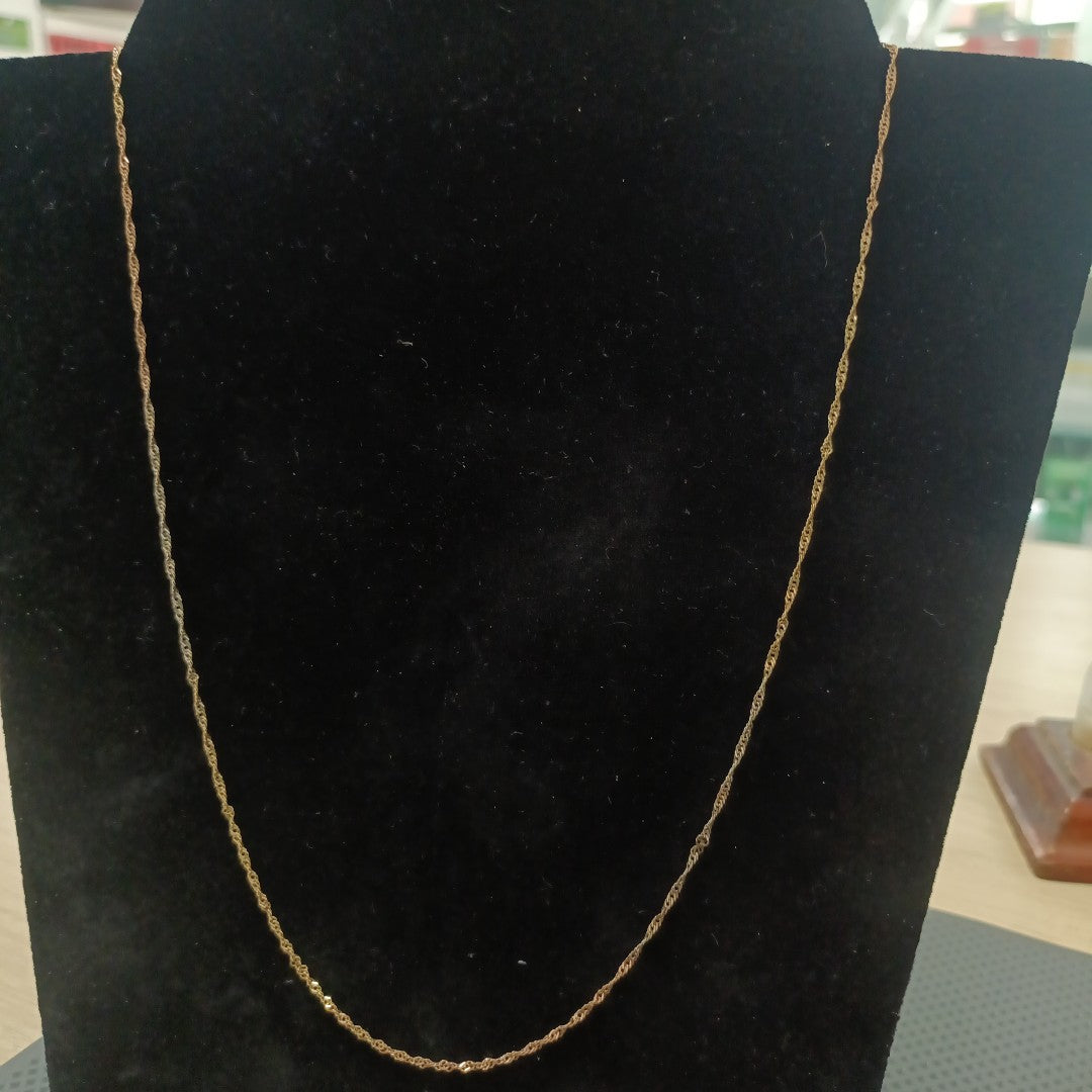 CADENA ORO 14 K 1,90 GRMS (SEMINUEVO)