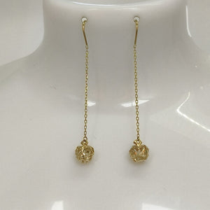 BROQUELES ORO 14K 1.6 (NUEVO)