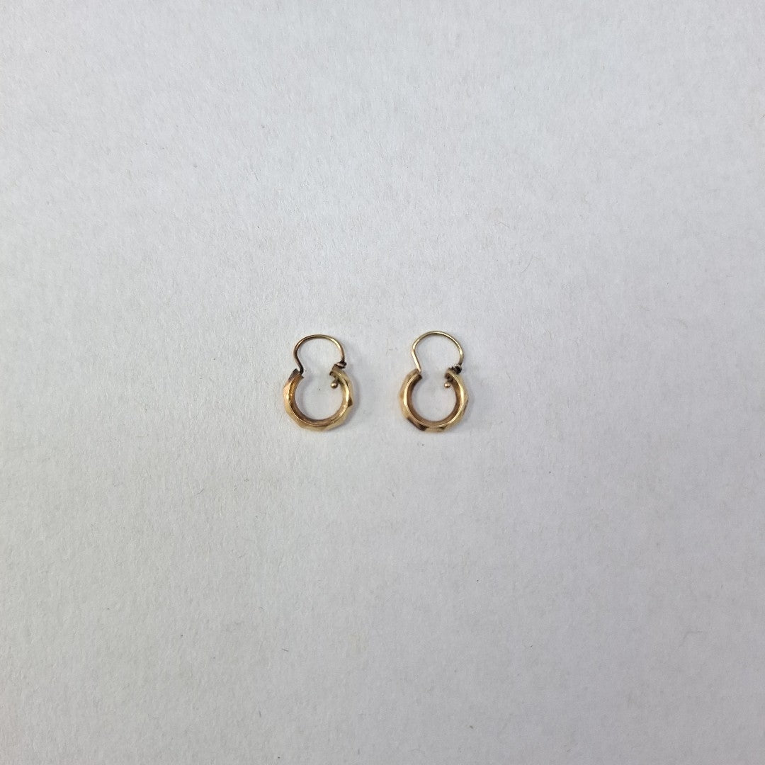 ARRACADAS PAR ORO 14 K 0,50 GRMS (SEMINUEVO)