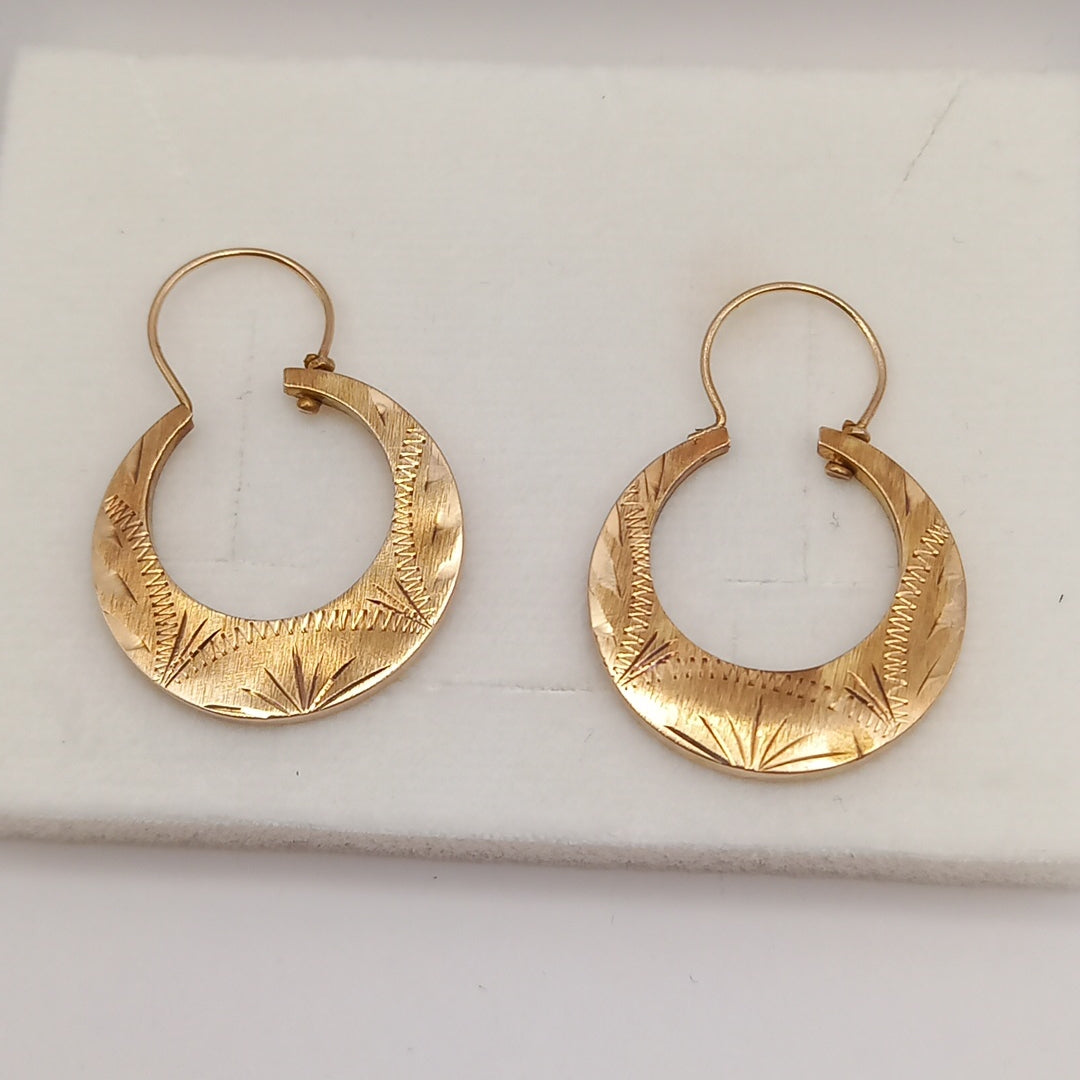 ARRACADAS PAR ORO 10 K 2,90 GRMS (SEMINUEVO)
