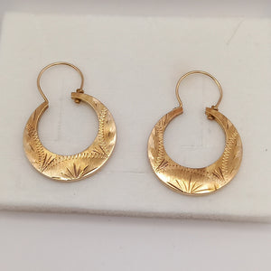 ARRACADAS PAR ORO 10 K 2,90 GRMS (SEMINUEVO)