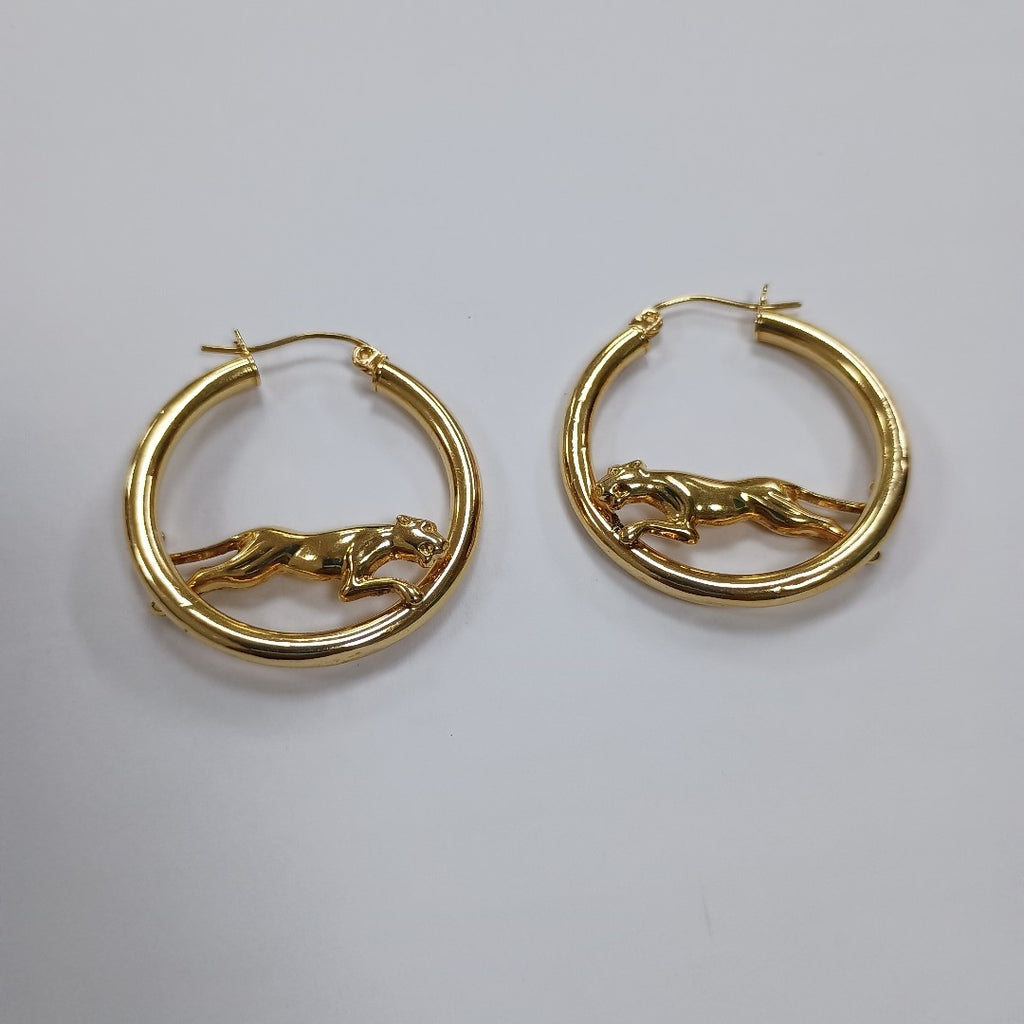 ARRACADAS PAR ORO 14 K 3.7 GRMS (SEMINUEVO)