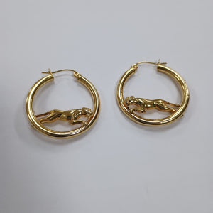 ARRACADAS PAR ORO 14 K 3.7 GRMS (SEMINUEVO)
