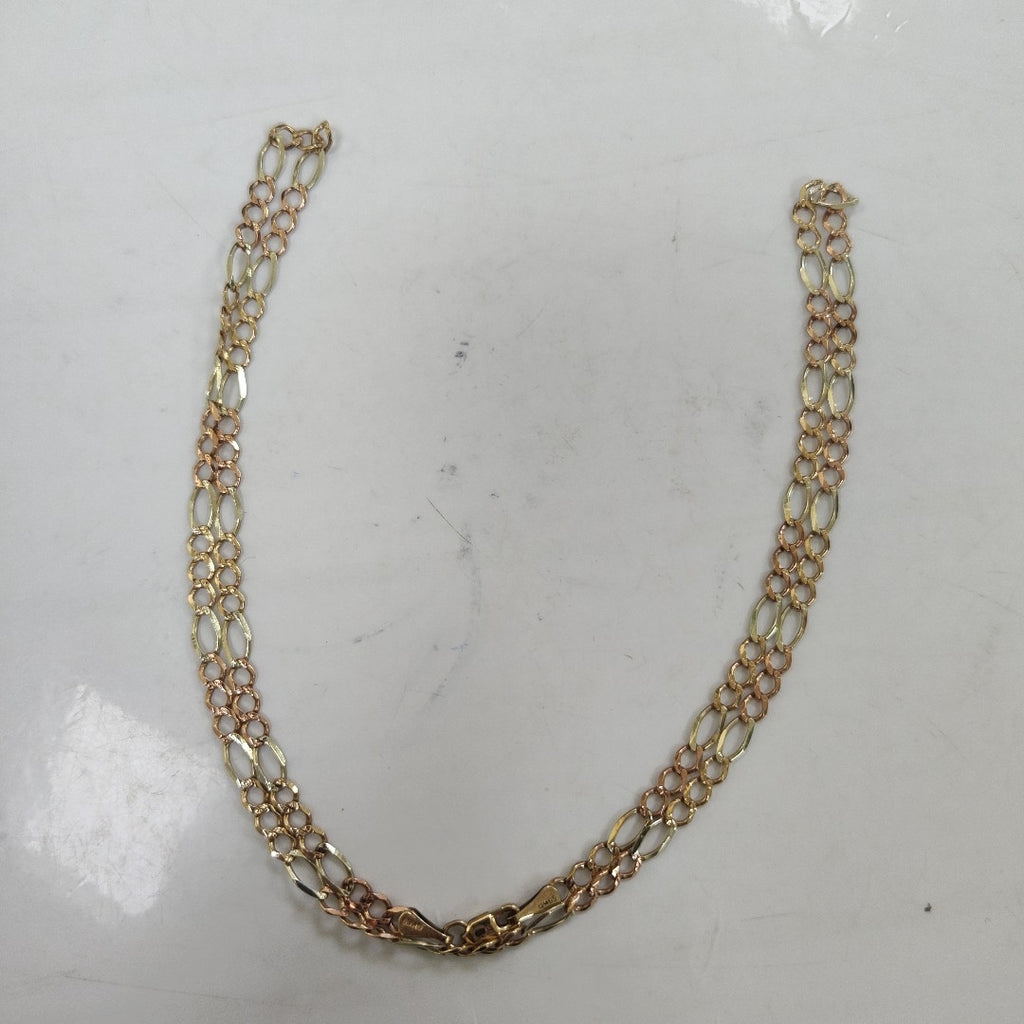 CADENA ORO COMBINADO 10 K 7 GRMS (SEMINUEVO)