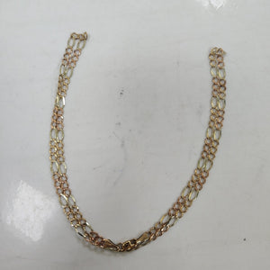 CADENA ORO COMBINADO 10 K 7 GRMS (SEMINUEVO)