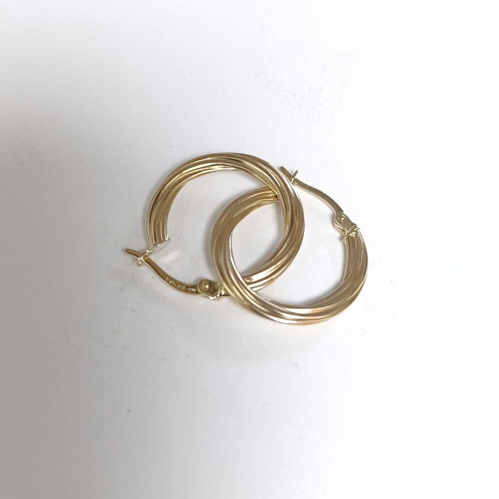 ARRACADAS ORO 14K 1.5 (NUEVO)