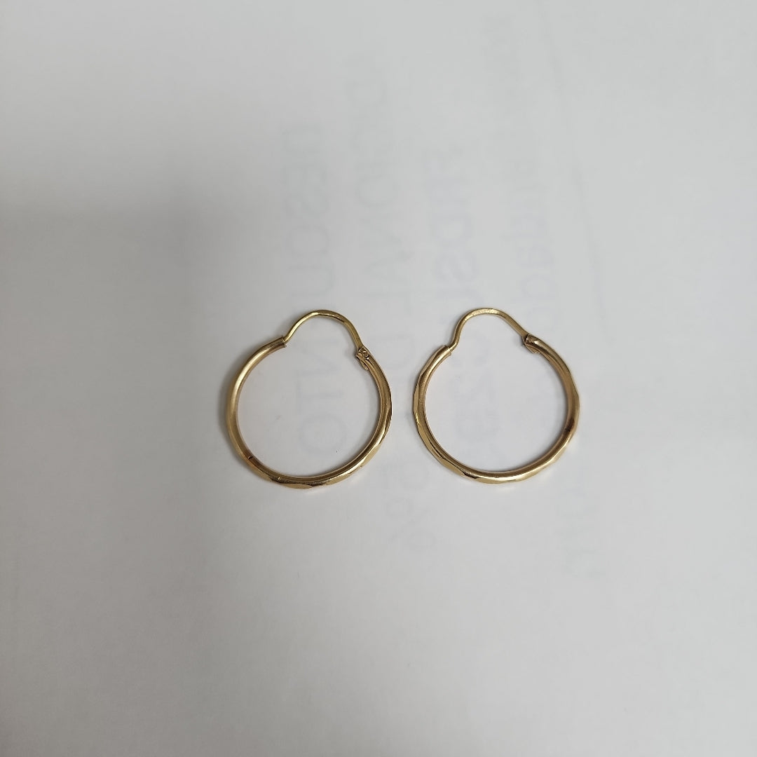 ARRACADAS PAR ORO 14 K 1.6 GRMS (SEMINUEVO)