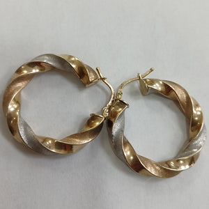 ARRACADAS PAR ORO 10 K 3.6 GRMS (SEMINUEVO)