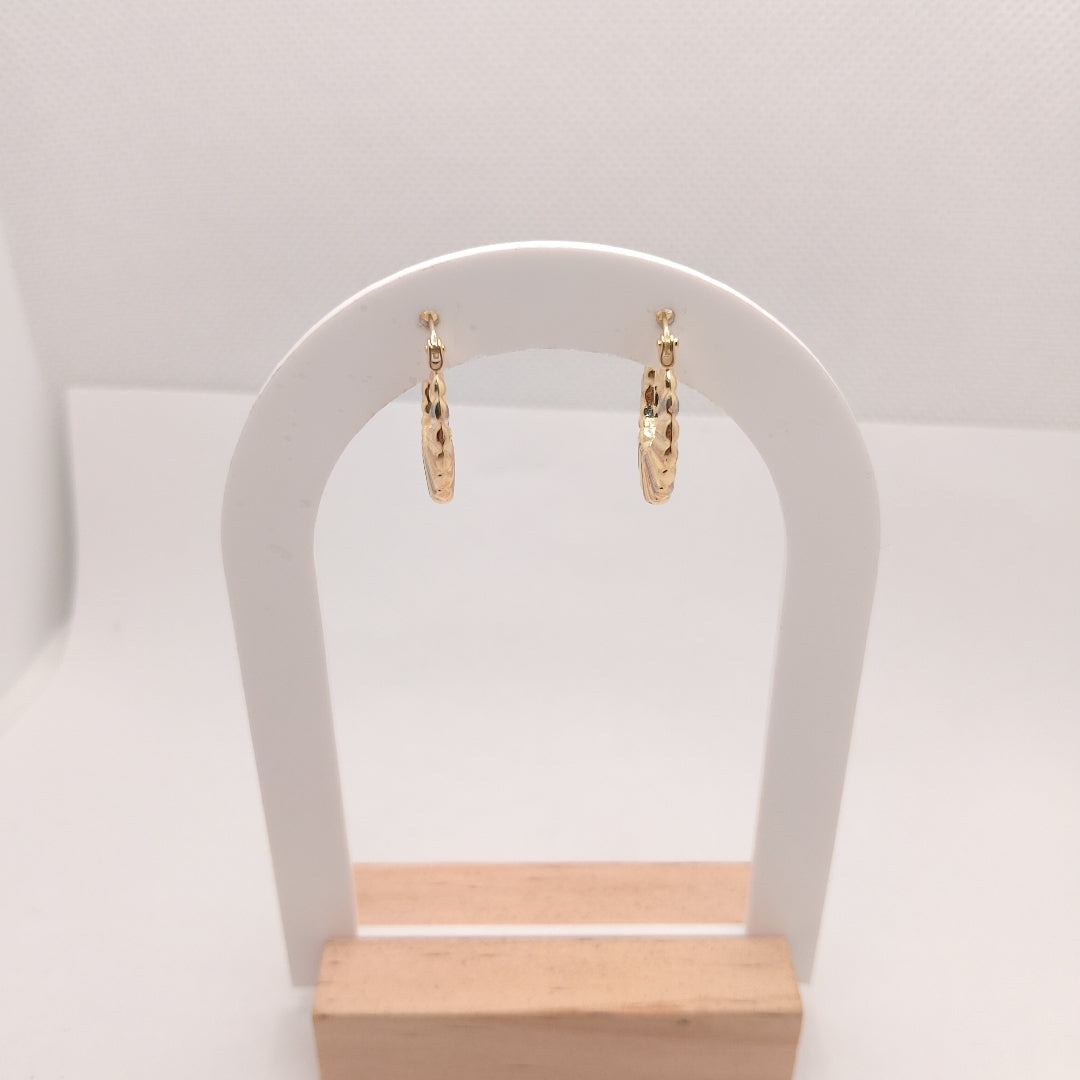 ARRACADAS ORO 14K 1.5 (NUEVO)