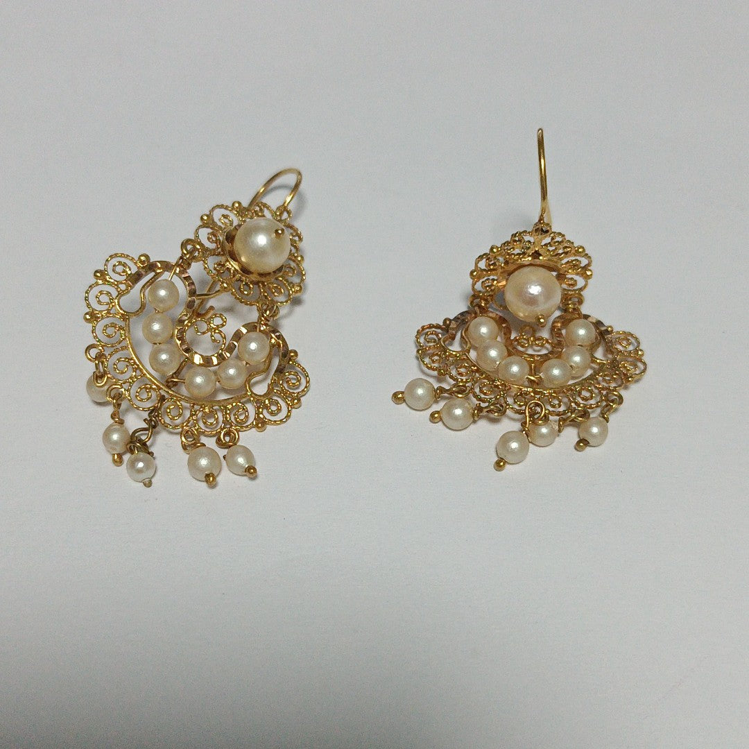 ARETES PAR ORO 8 K 6,80 GRMS (SEMINUEVO)