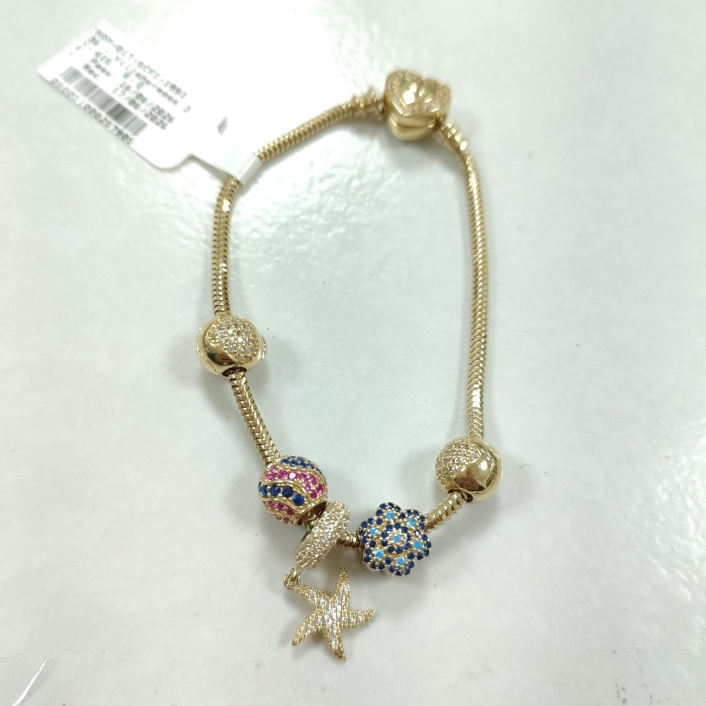 PULSERA CHARM ORO 14K 15.6 (NUEVO)