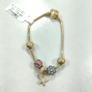 PULSERA CHARM ORO 14K 15.6 (NUEVO)