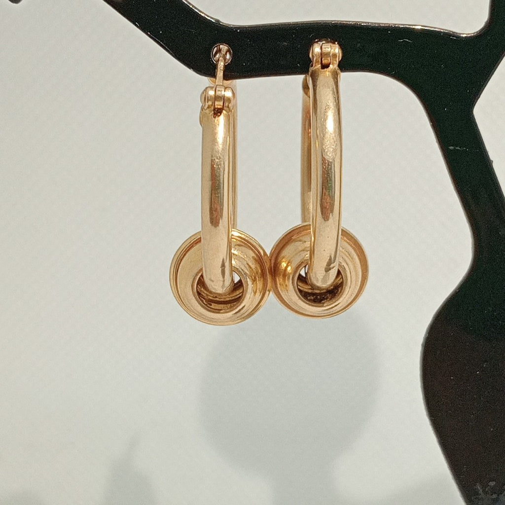 ARRACADAS PAR ORO 14 K 6,70 GRMS (SEMINUEVO)