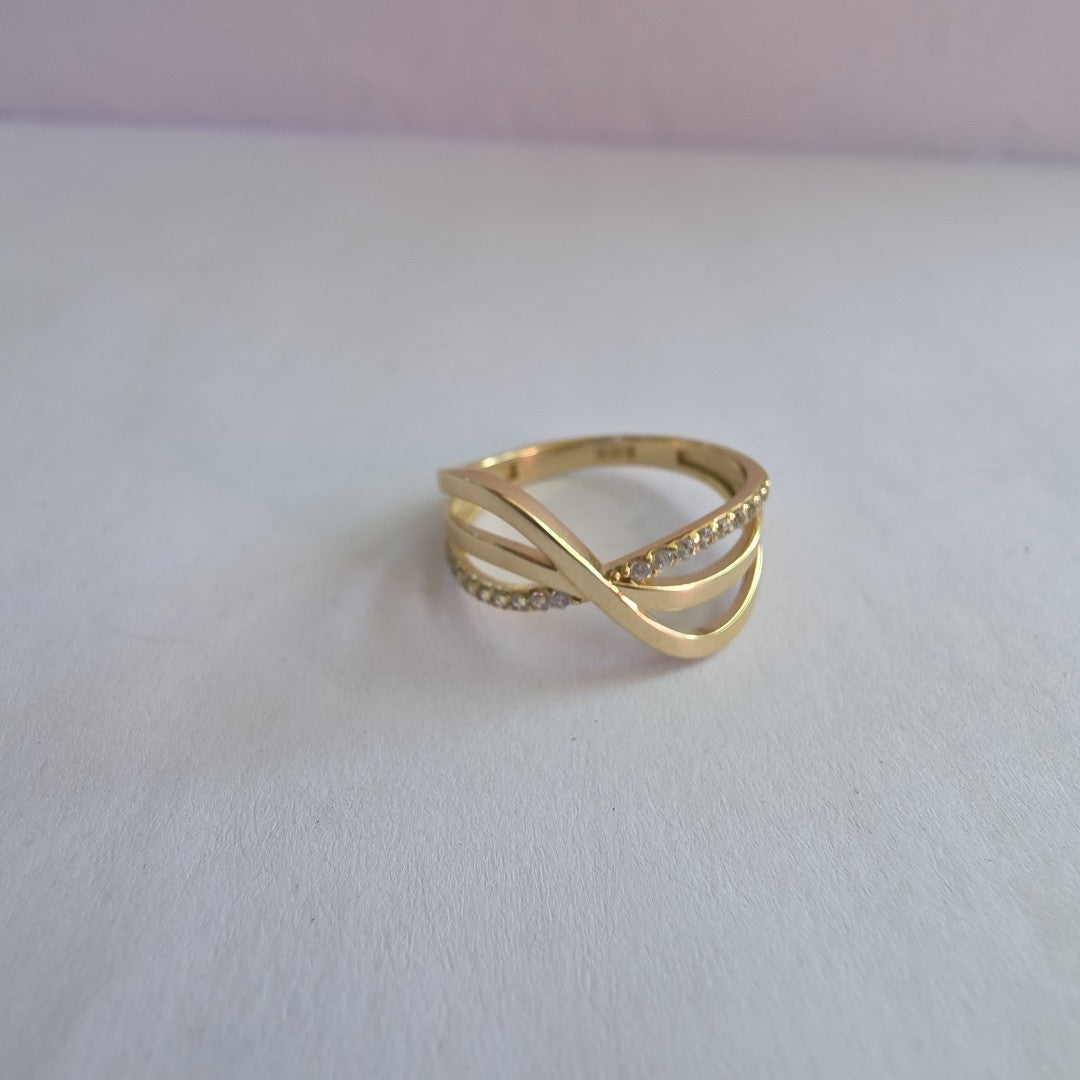 ANILLOS DAMA ORO 14K 2 (NUEVO)