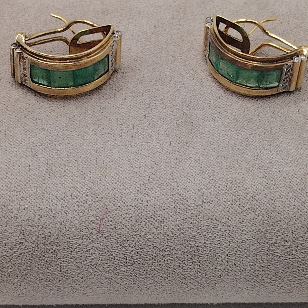 ARETES PAR ORO 14 K 9.3 GRMS (SEMINUEVO)