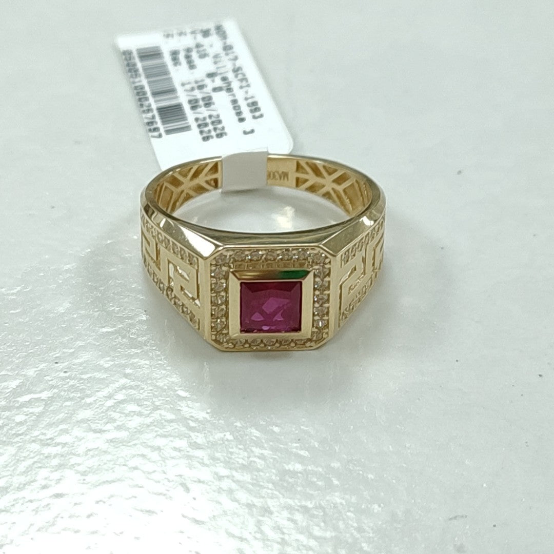ANILLOS CABALLERO ORO 14K 5.6 (NUEVO)