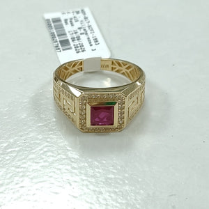 ANILLOS CABALLERO ORO 14K 5.6 (NUEVO)