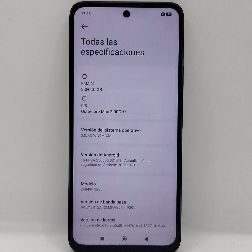 CELULAR XIAOMI REDMI 13 24049RN28L (2024) 256 GB 8 GB RAM (SEMINUEVO)