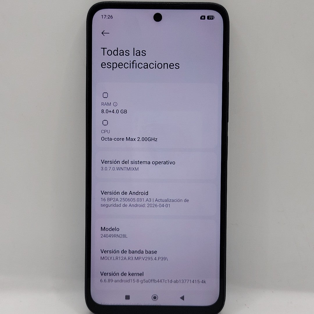 CELULAR XIAOMI REDMI 13 24049RN28L (2024) 256 GB 8 GB RAM (SEMINUEVO)