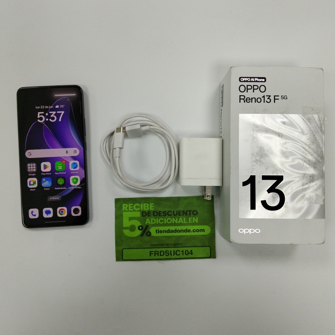 CELULAR OPPO RENO 13F 5G CPH2699 (2025) 256 GB 12 GB RAM (SEMINUEVO)