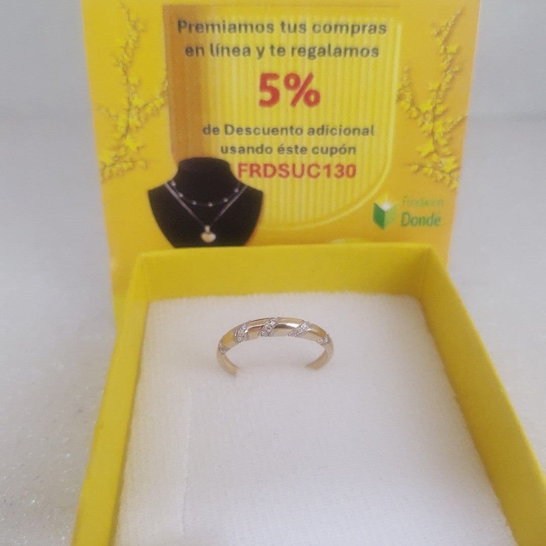 ANILLOS DAMA ORO 14K 1.2 (NUEVO)