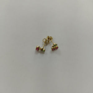 BROQUELES ORO 14K 1.1 (NUEVO)