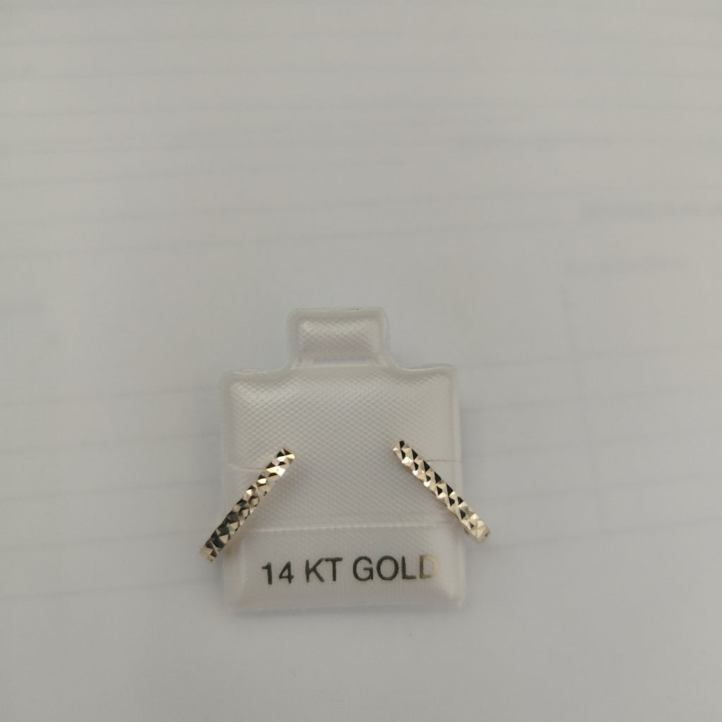 BROQUELES ORO 14K 1.5 (NUEVO)