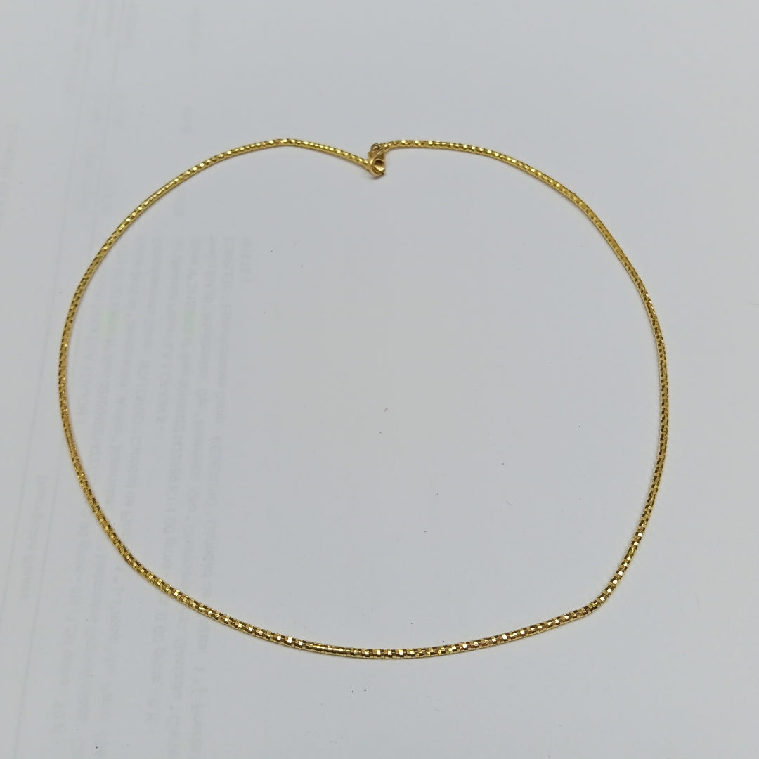 GARGANTILLA ORO 14 K 5.3 GRMS (SEMINUEVO)