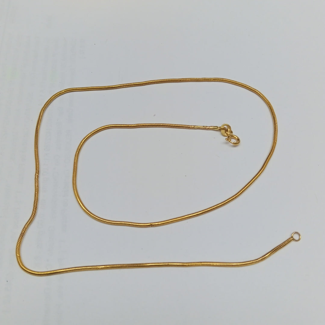 CADENA ORO 14 K 3.5 GRMS (SEMINUEVO)