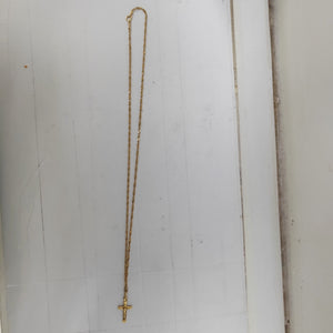 CADENA, CRUCIFIJO ORO 14 K 4.5 GRMS (SEMINUEVO)