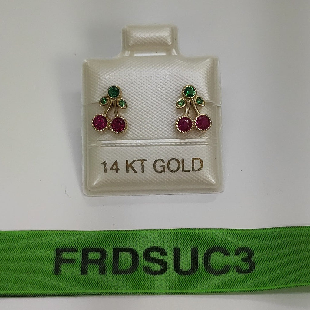 BROQUELES ORO 14K 1 (NUEVO)