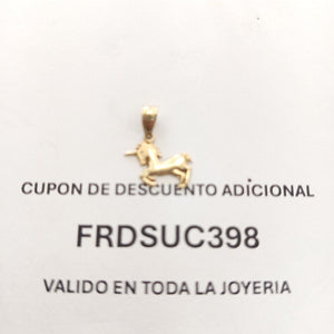 DIJE ORO 14 K 0.9 GRMS (SEMINUEVO)