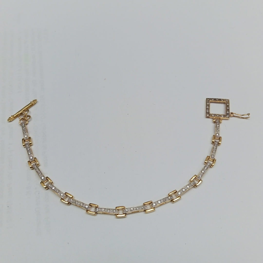 PULSERA ORO 14 K 7.4 GRMS (SEMINUEVO)