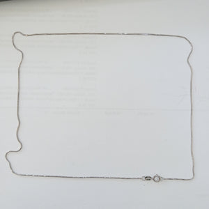 CADENA ORO BLANCO 10 K 1.5 GRMS (SEMINUEVO)