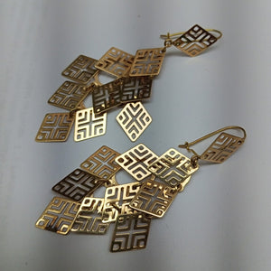 ARETES PAR ORO 14 K 5.6 GRMS (SEMINUEVO)