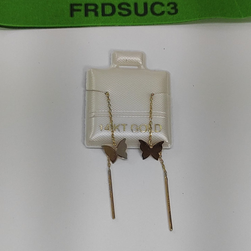 BROQUELES ORO 14K 0.6 (NUEVO)