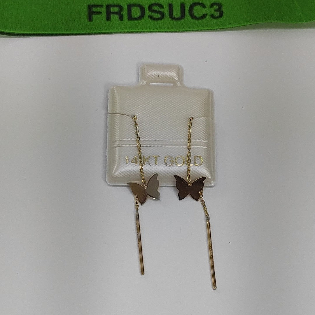 BROQUELES ORO 14K 0.6 (NUEVO)