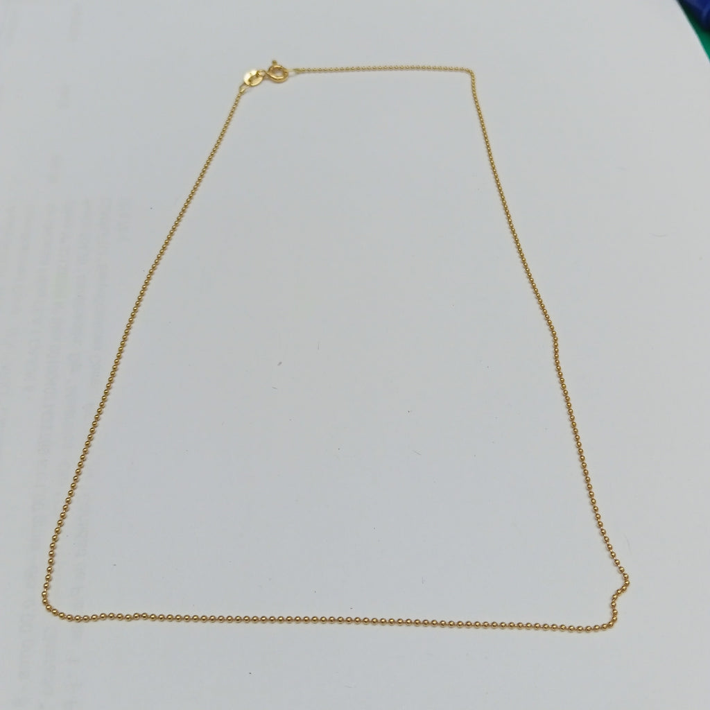 CADENA ORO 18 K 1.8 GRMS (SEMINUEVO)