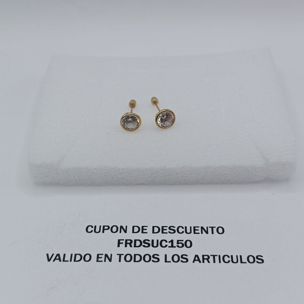 BROQUELES PAR ORO 10 K 0,80 GRMS (SEMINUEVO)