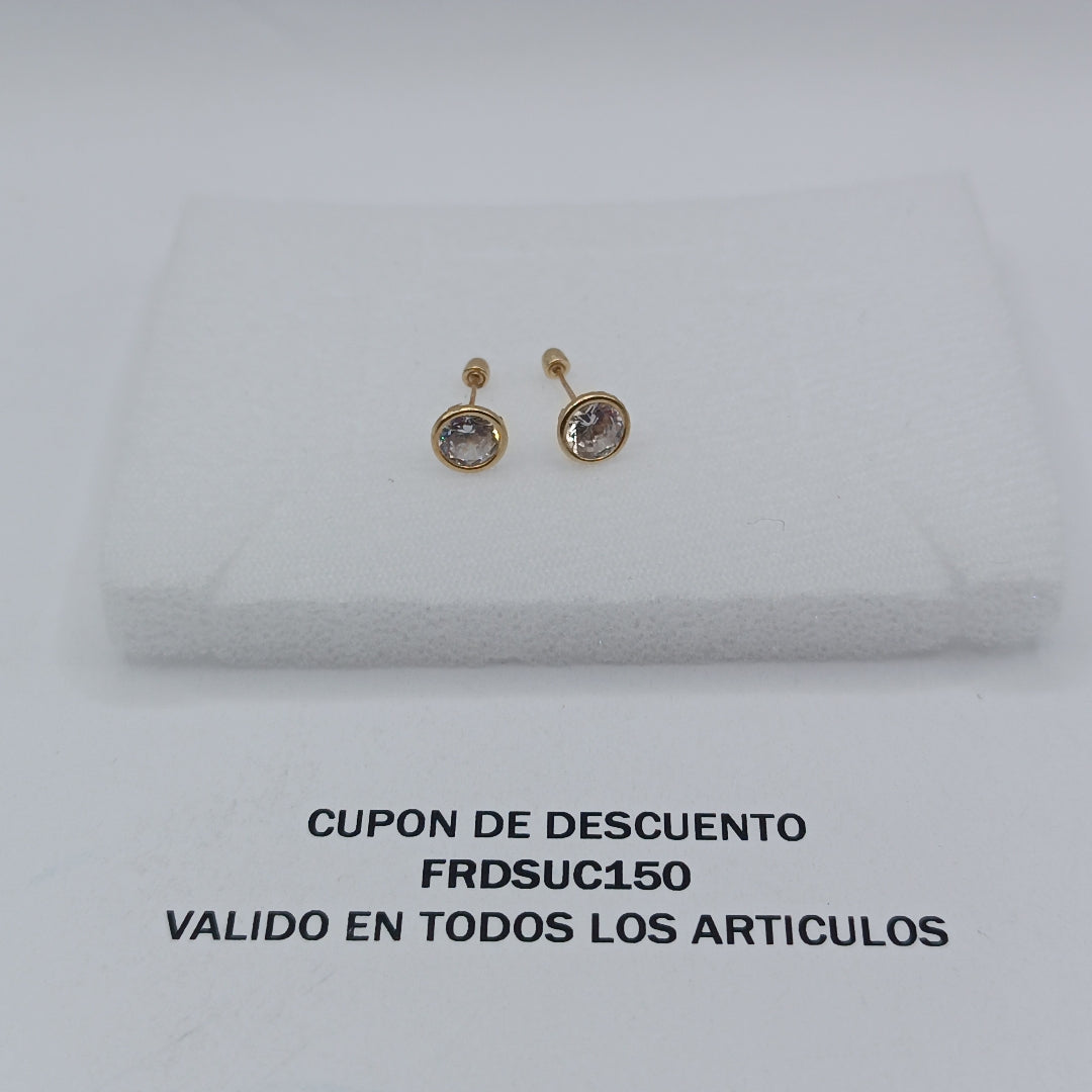 BROQUELES PAR ORO 10 K 0,80 GRMS (SEMINUEVO)