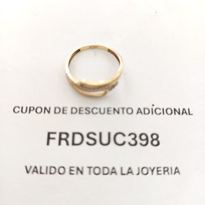 ANILLO ORO 14 K 2,00 GRMS (SEMINUEVO)