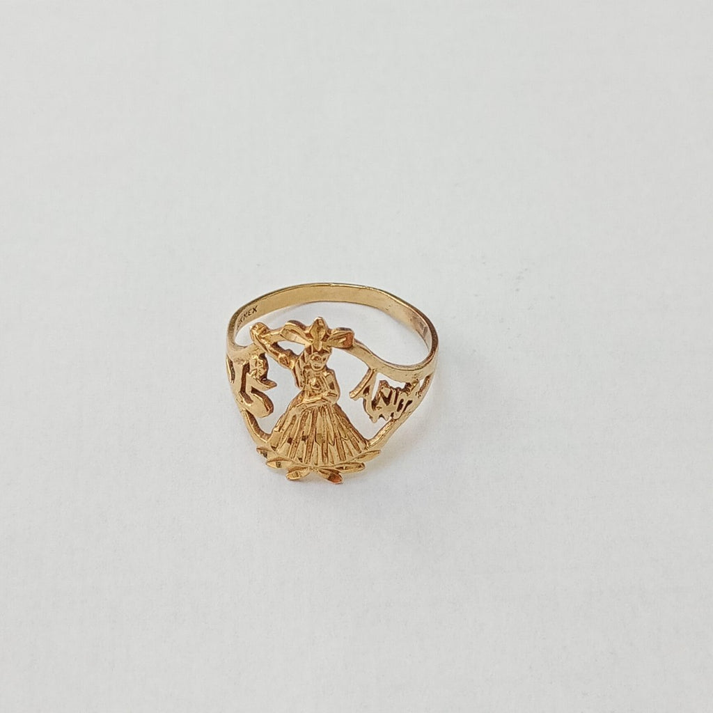 ANILLO ORO 10 K 2.5 GRMS (SEMINUEVO)