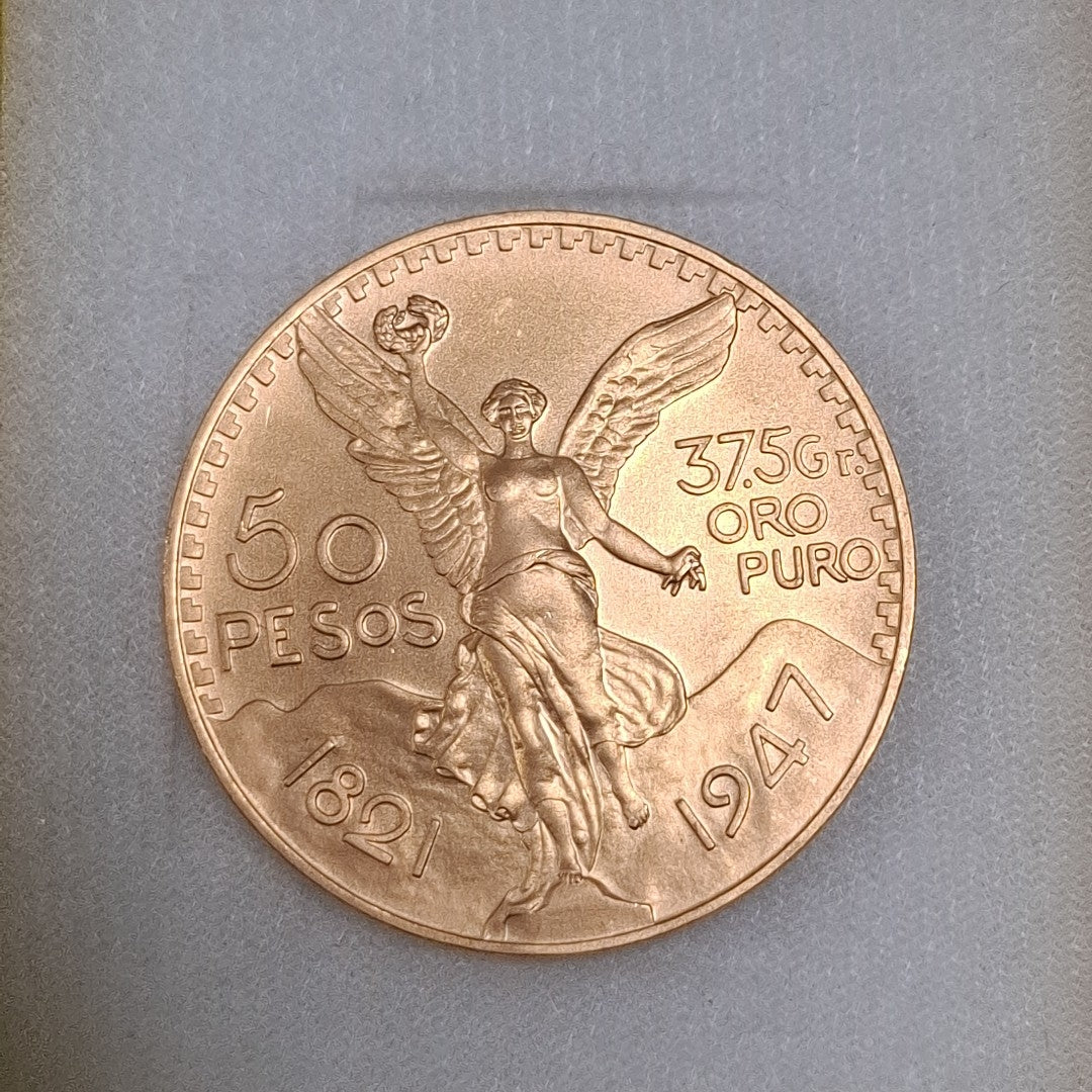 K1 41.6 GRMS 21 K IDENTIFICACIÓN MONEDA NOMINATIVA MONEDAS PESOS 50 PESOS (SEMINUEVO)