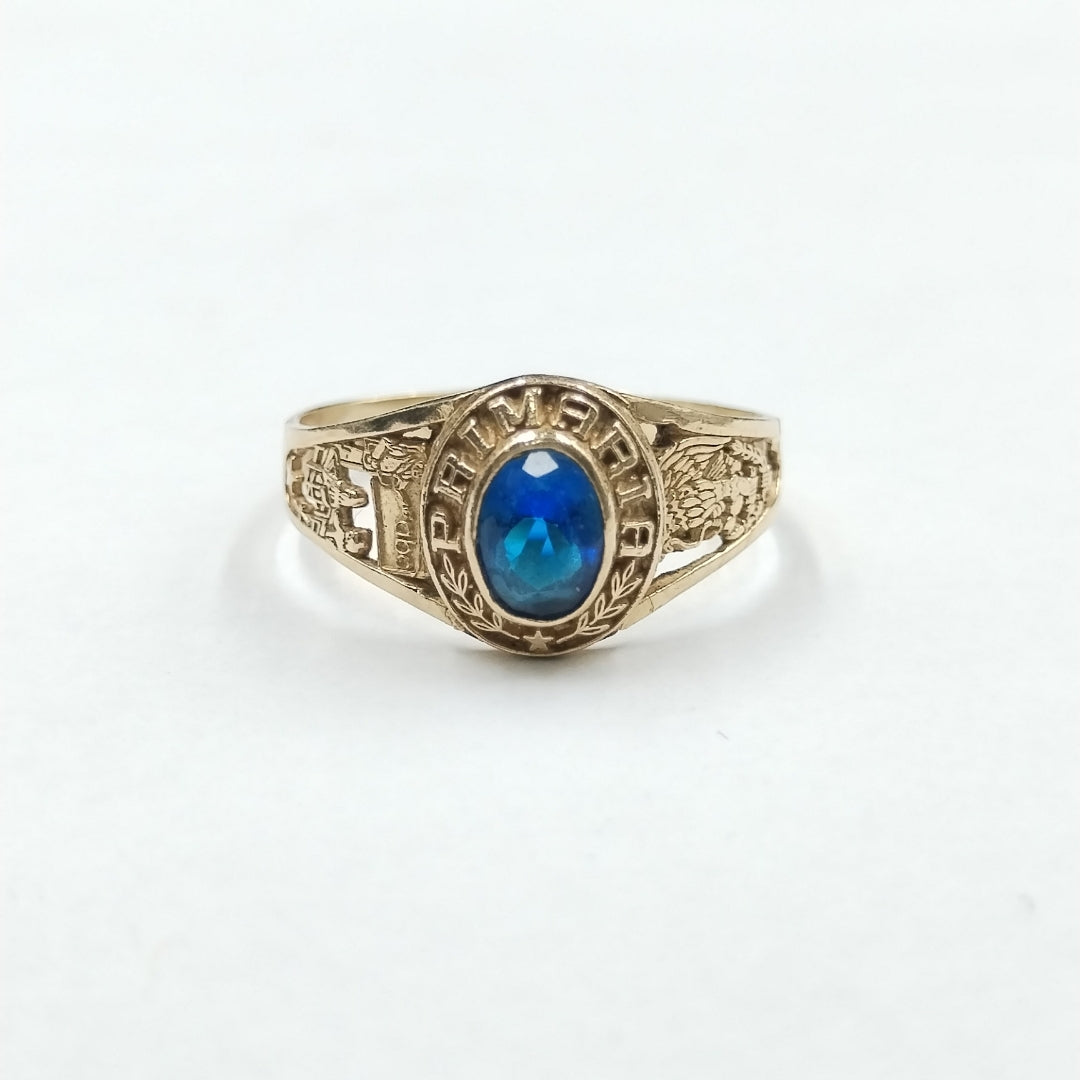 ANILLO DE GRADUACIÓN ORO 10 K 2,60 GRMS (SEMINUEVO)