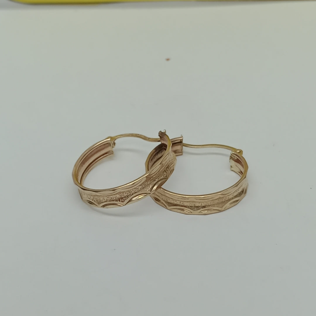 ARRACADAS PAR ORO 10 K 1.7 GRMS (SEMINUEVO)
